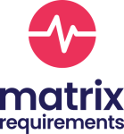 matrix logo red and blue
